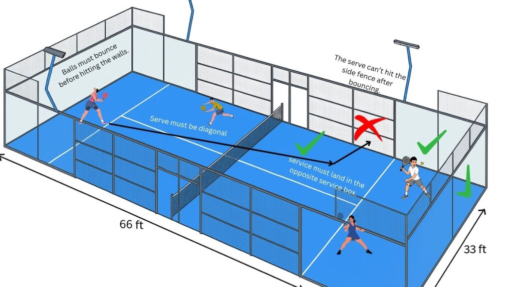 Padel Rules, How to play padel